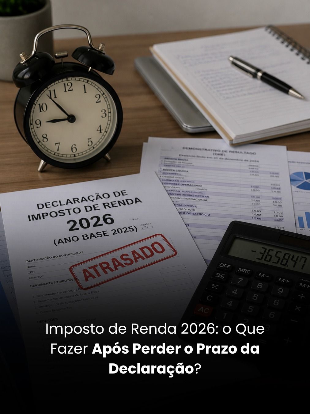 Imposto de Renda 2026: o Que Fazer Após Perder o Prazo da Declaração?