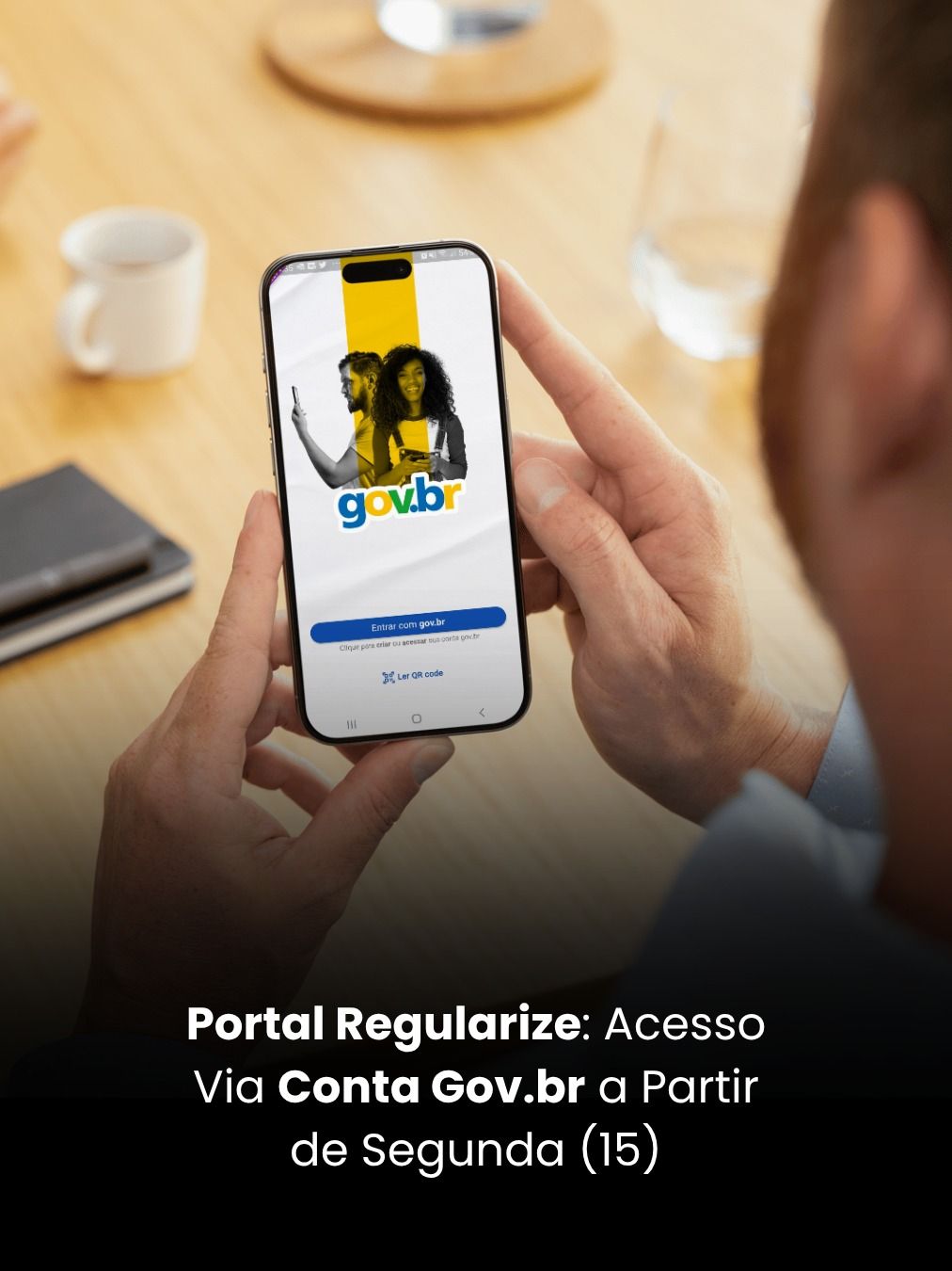 Portal Regularize: Acesso Via Conta Gov.br a Partir de Segunda (15)